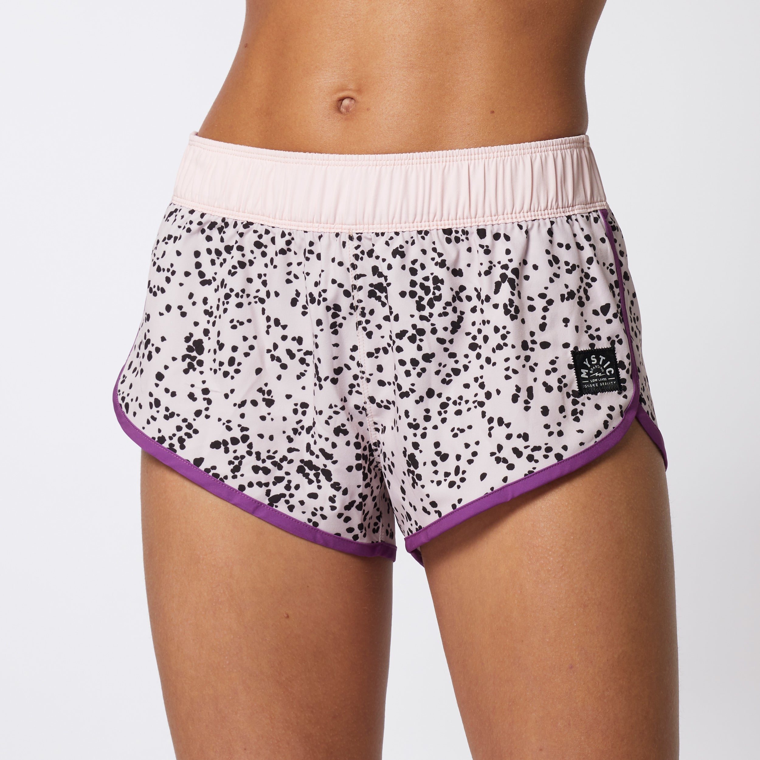 Mystic Roar boardshort femme extra-court rose amancher
