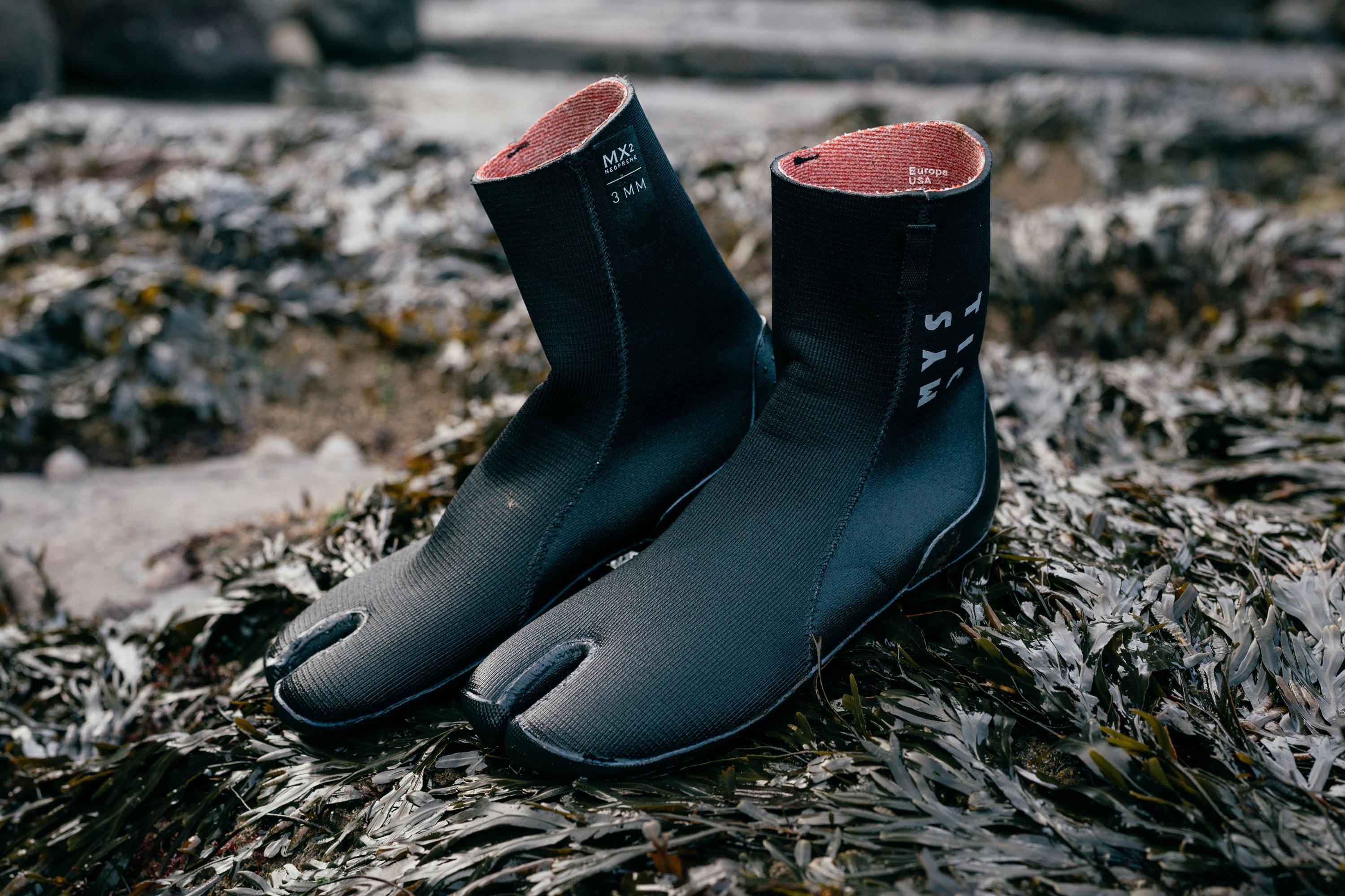Mystic Roam Sock 3mm Split Toe chaussons surf noir