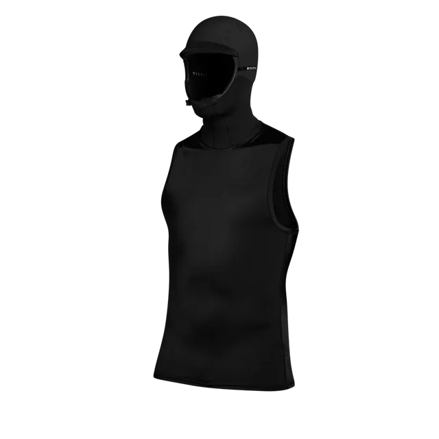 Mystic Star Rash Top with Hood lycra capuche noir M