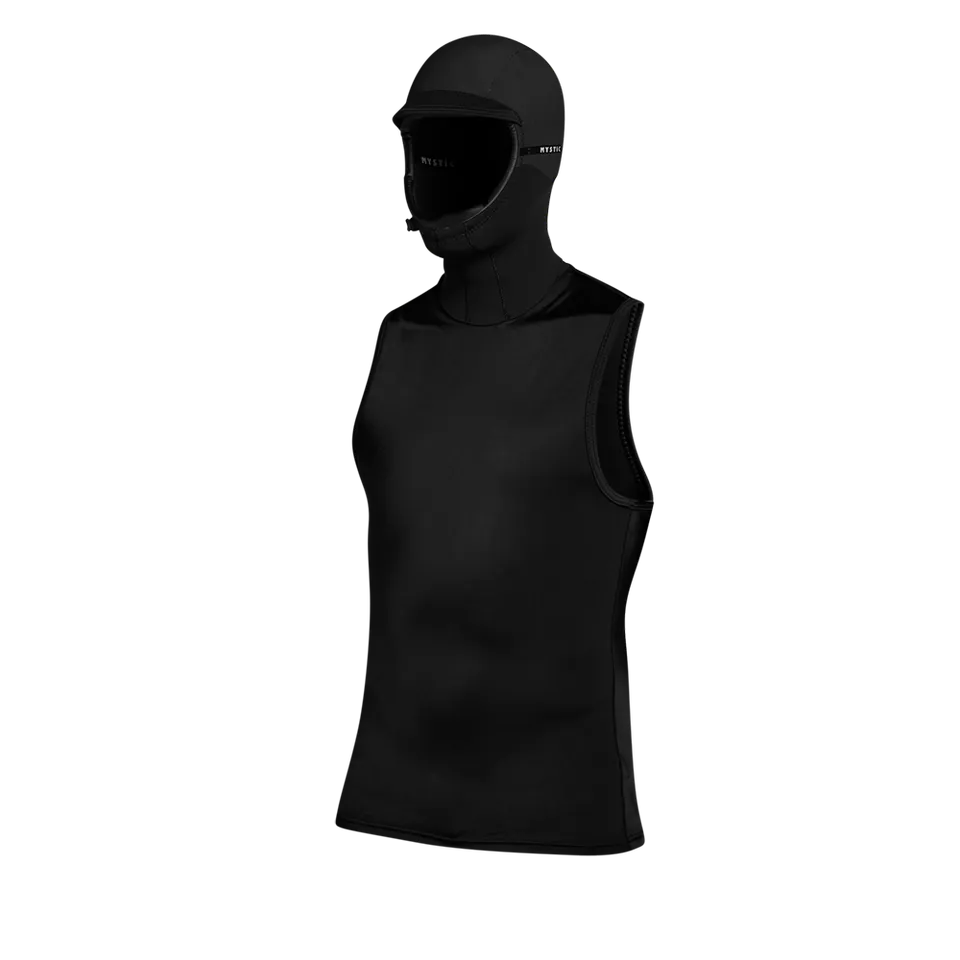 Mystic Star Rash Top with Hood lycra capuche noir M