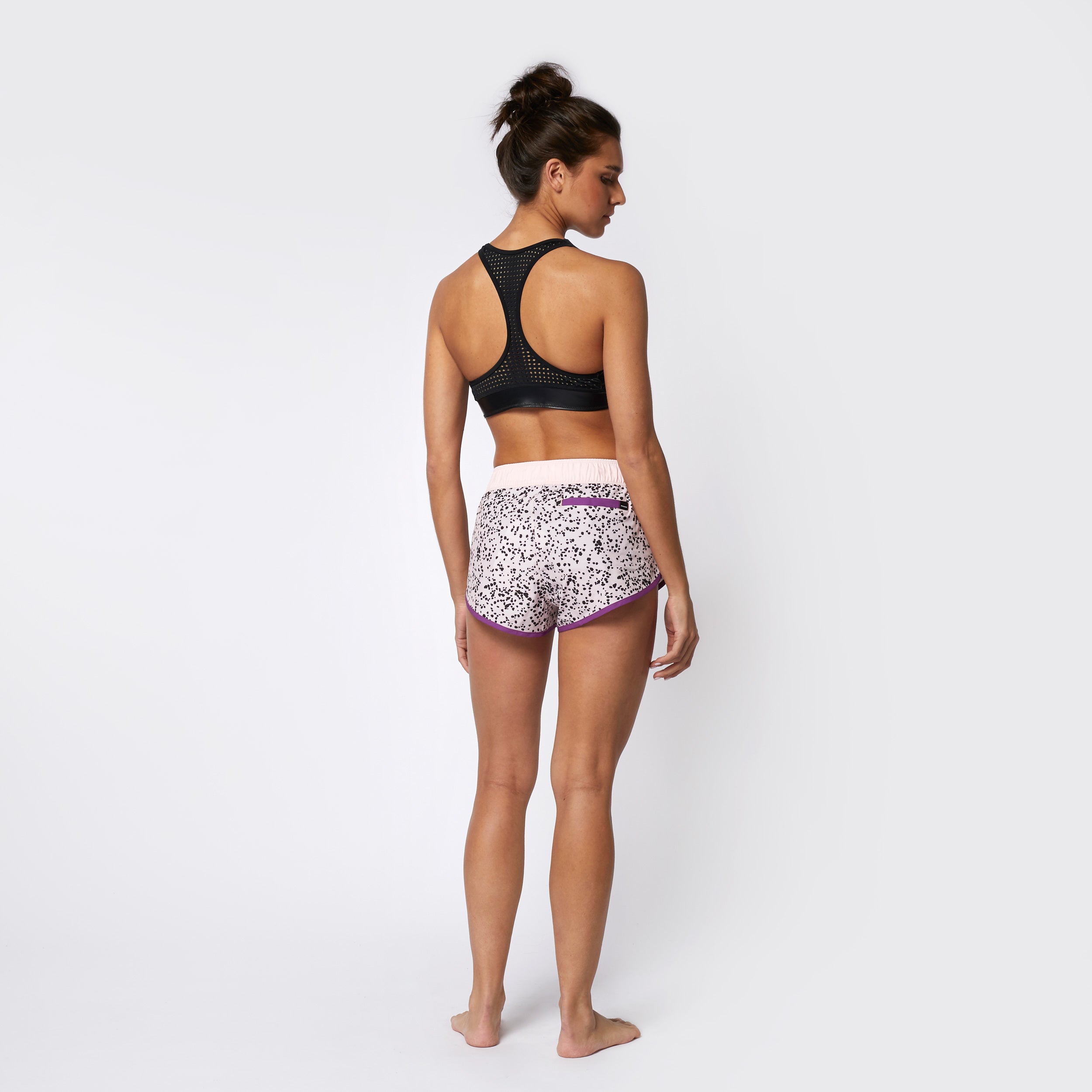 Mystic Roar boardshort femme extra-court rose amancher
