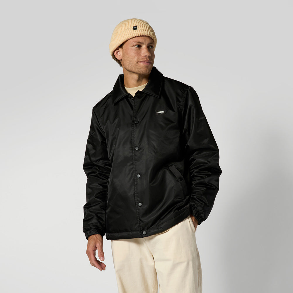 Mystic Coach Jacket veste noire unisexe