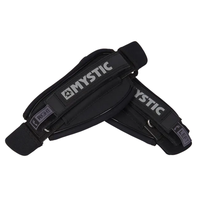 Mystic Asymmetrical Footstraps Straps Kite Noir