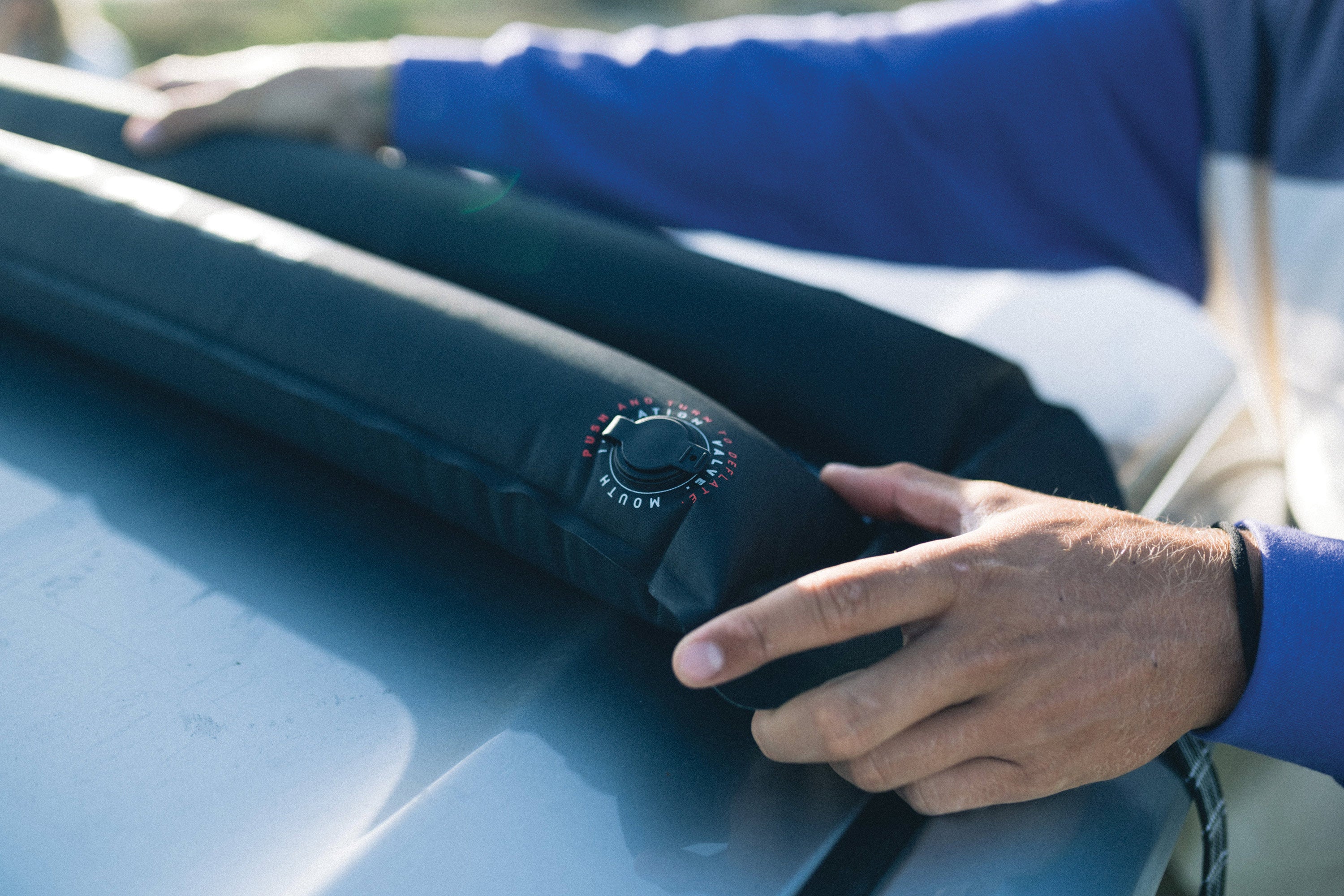 Mystic Roofrack System Single galerie gonflable noir O/S