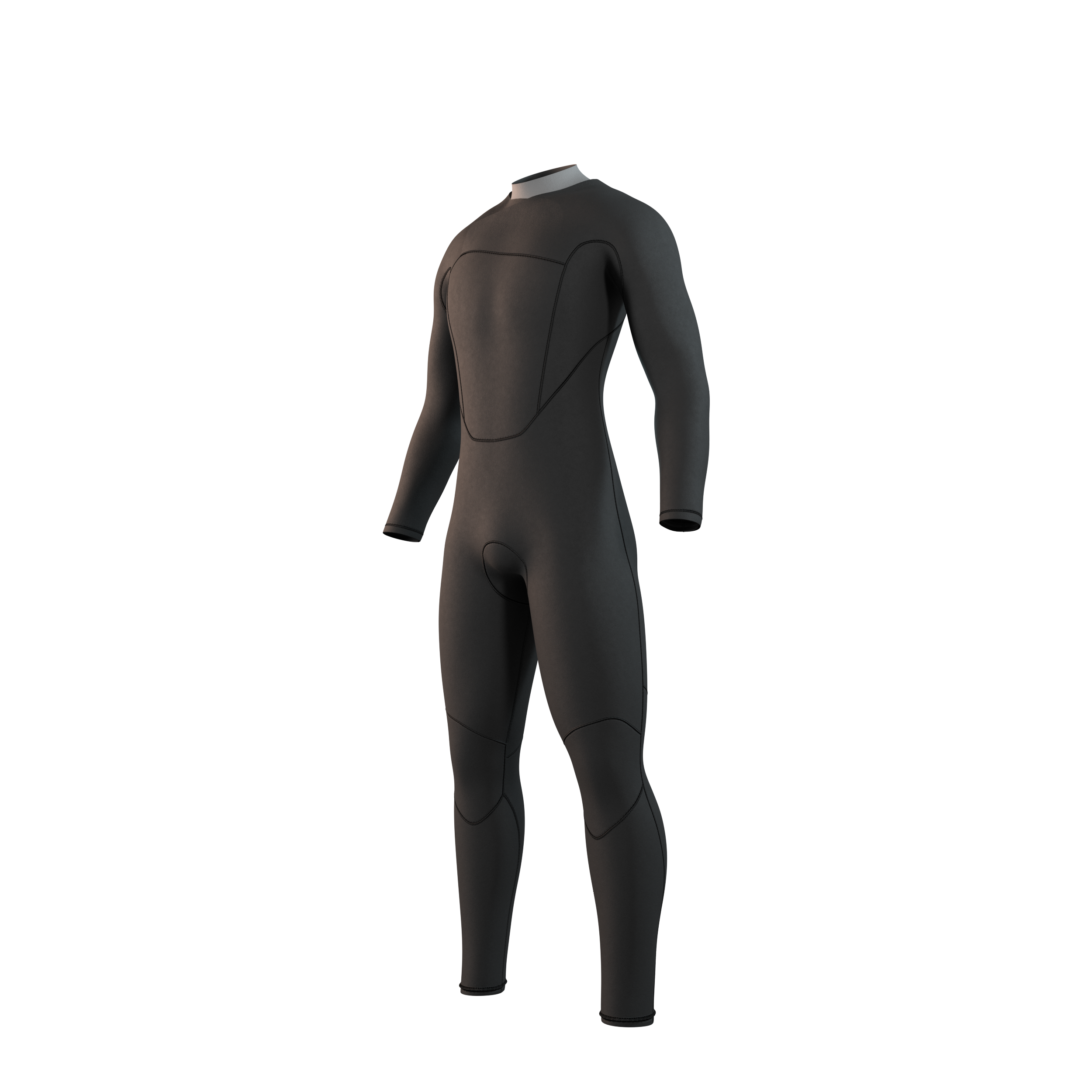 Mystic Brand Fullsuit 3/2mm combinaison homme front-zip Black