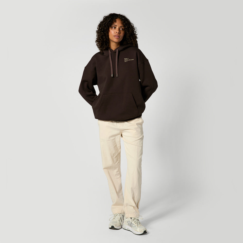 Mystic Heartsease Hood Sweat à capuche kaki pâle XL molleton