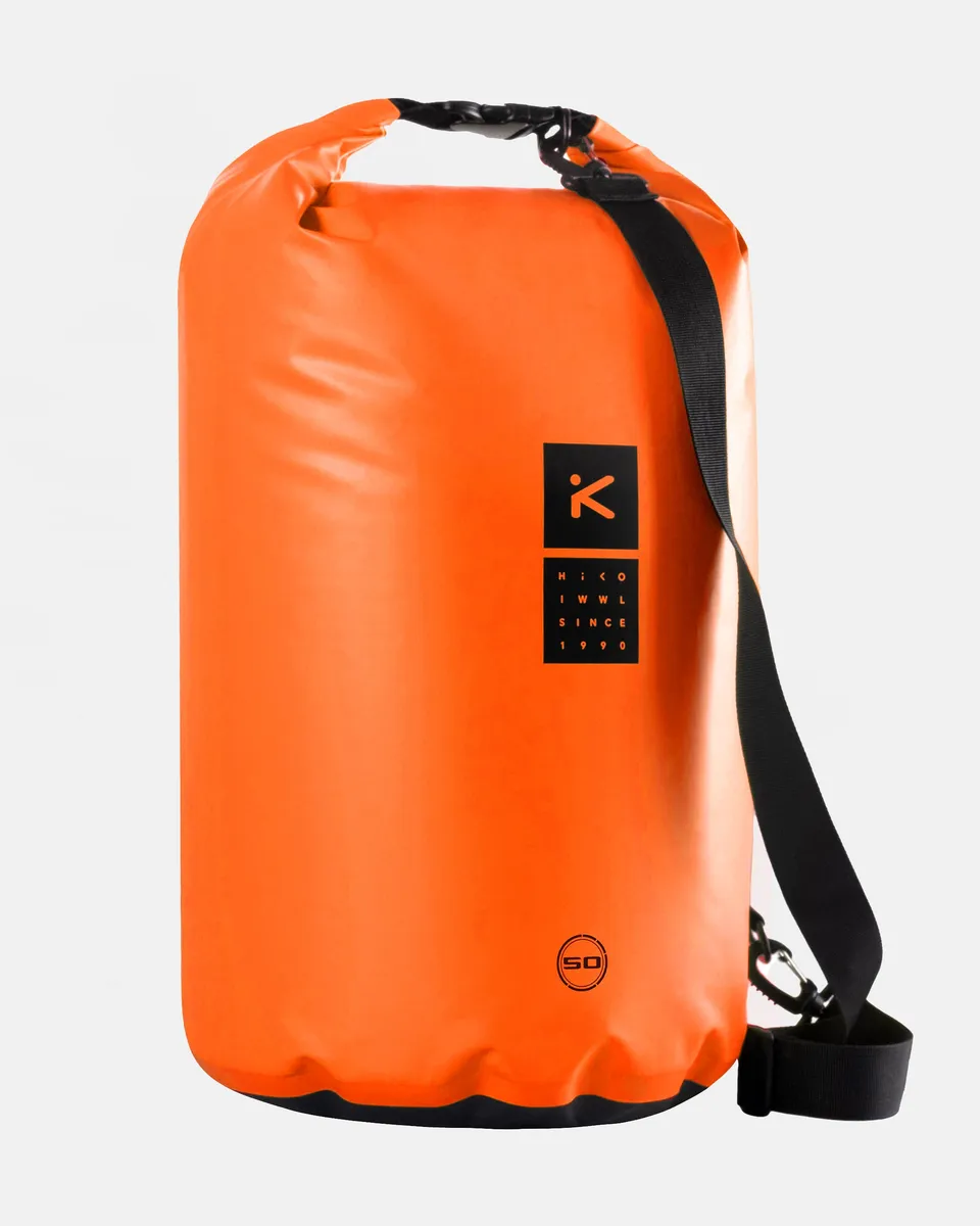 HIKO ROVER sac étanche 50L orange fluo