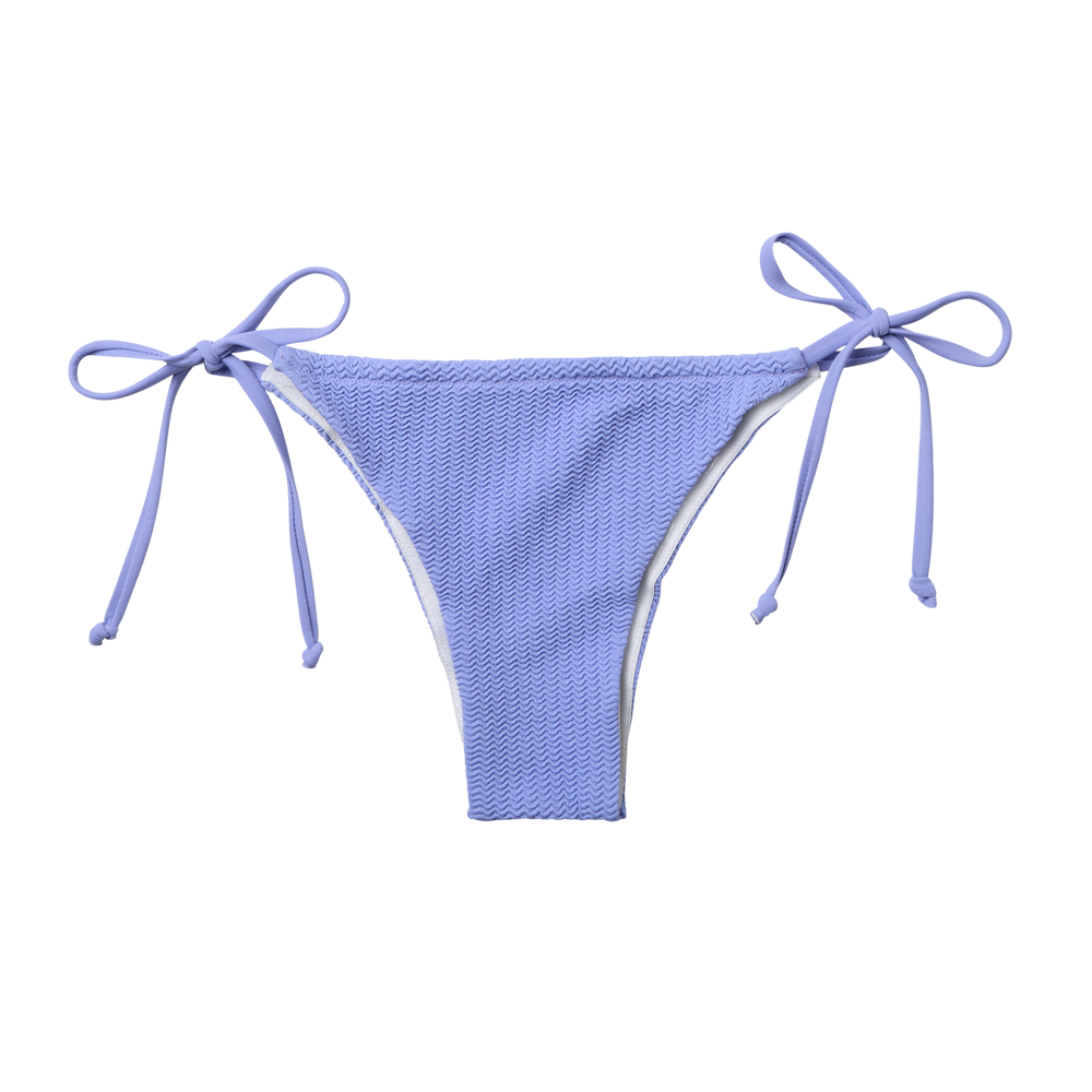 Mystic Amber bas de bikini femme noué Iris Blue