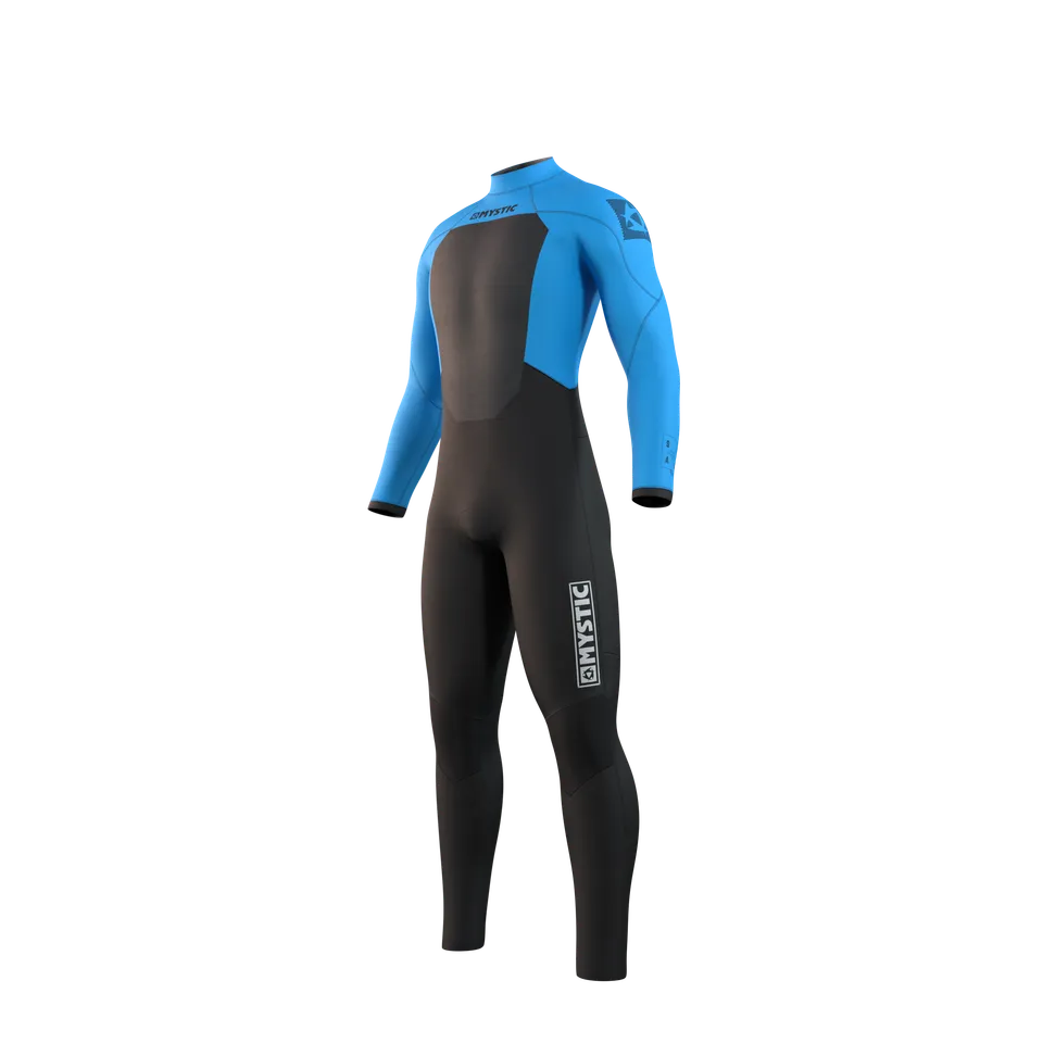 Mystic Star 4/3mm combinaison homme zip dos bleue