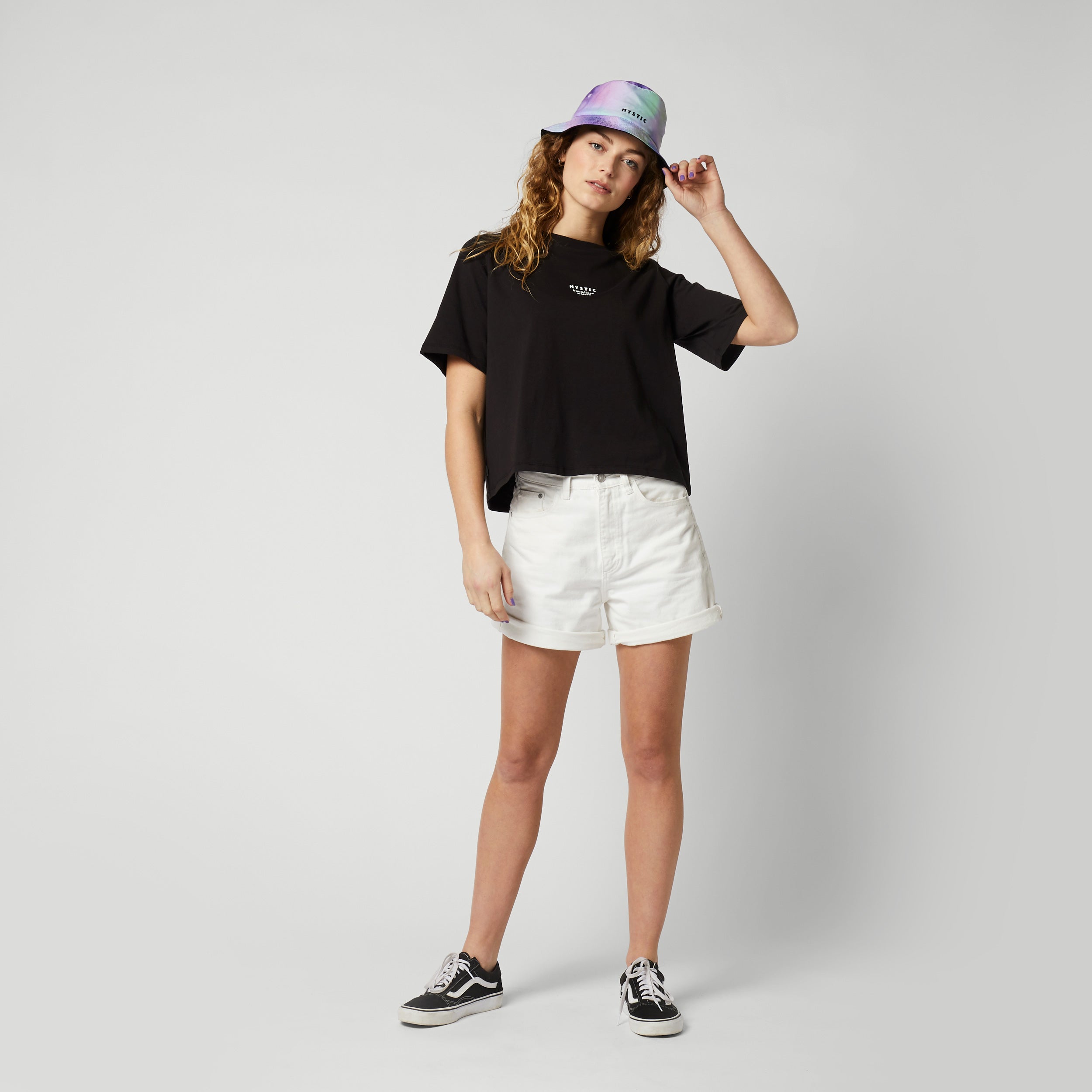 Mystic Holocene Tee t-shirt femme noir 100% coton