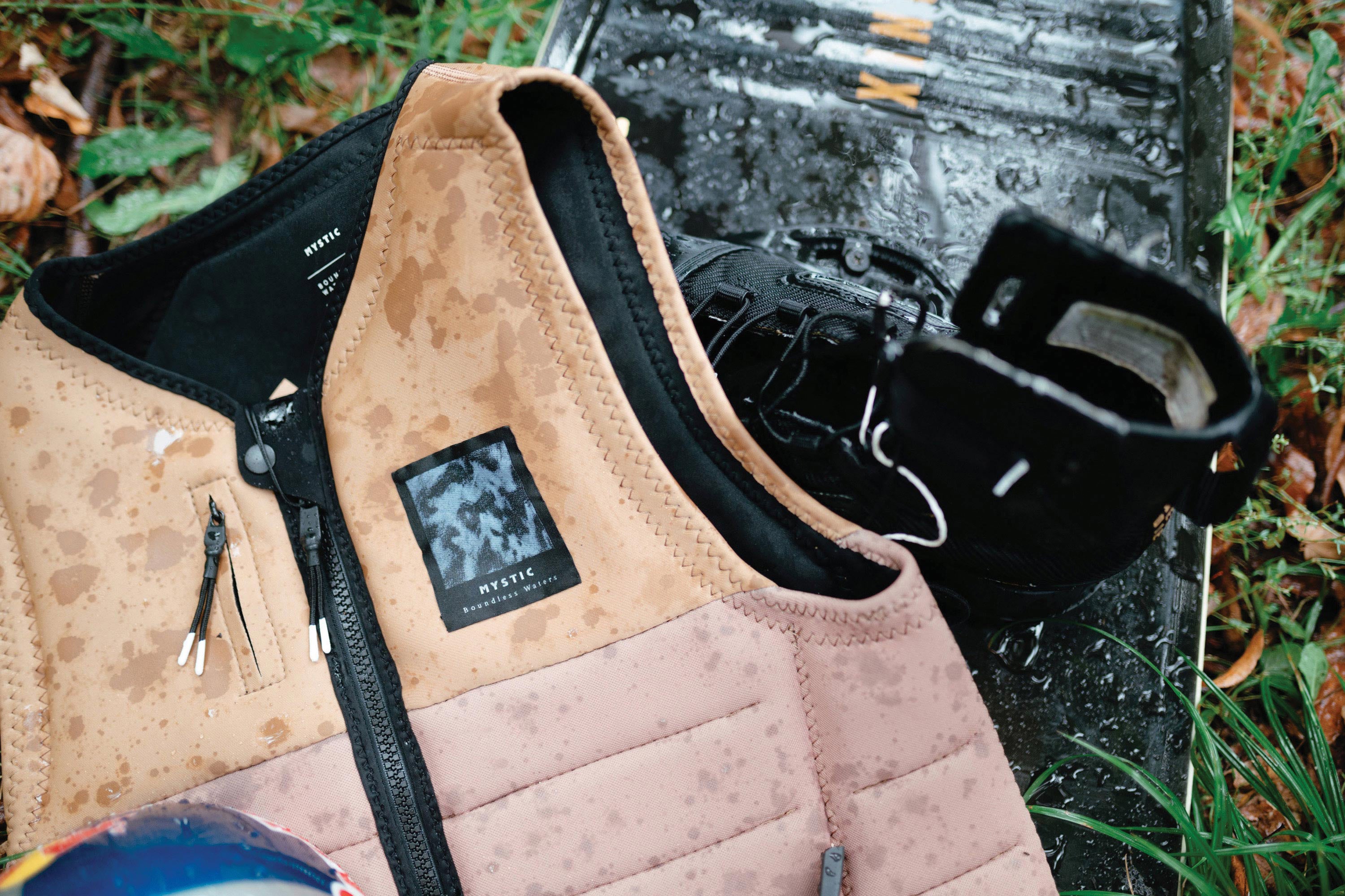 Mystic The Dom Fzip Gilet Impact Wake Marron