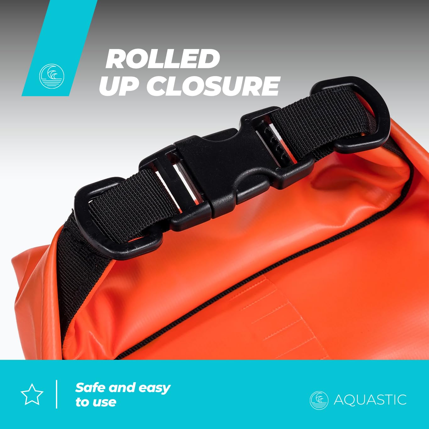 AQUASTIC HT-2225-2 sac étanche 20L orange PVC 500D