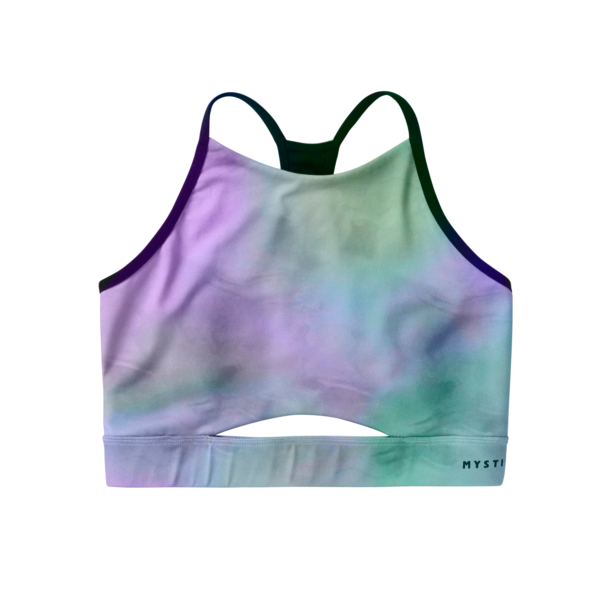 Mystic Terri brassière sport violet vert maintien moyen