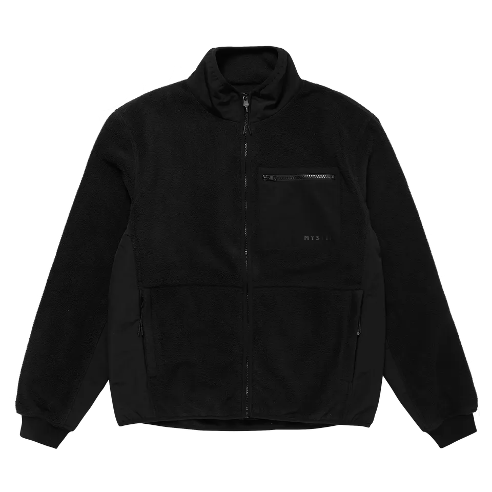 Mystic DTS sweat polaire zippé marron ardoise déperlant