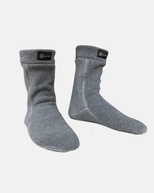 HIKO Yetti chaussettes thermiques grises grand froid