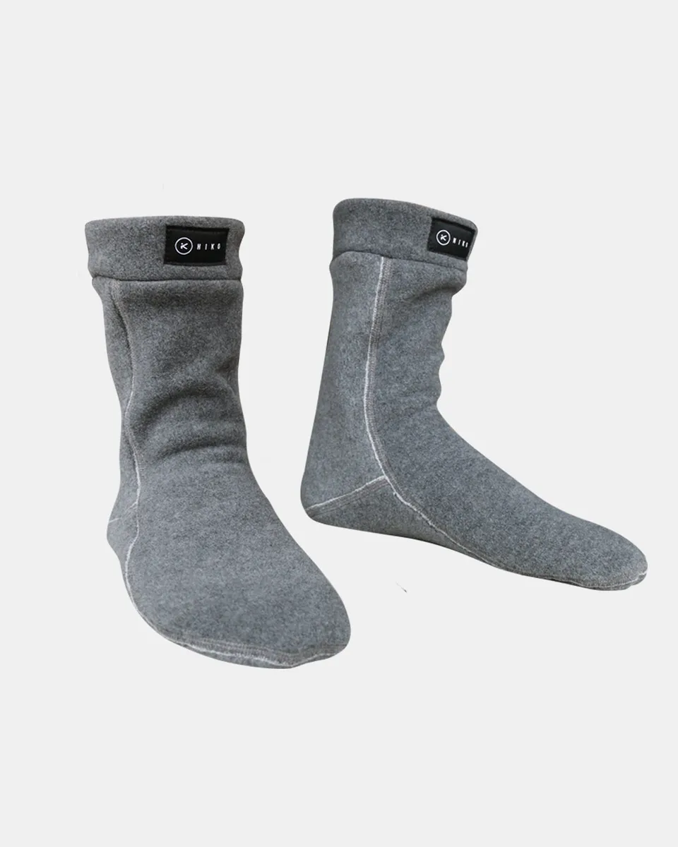 HIKO Yetti chaussettes thermiques grises grand froid