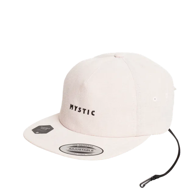 Mystic Quicksand casquette surf blanc cassé sangle clip