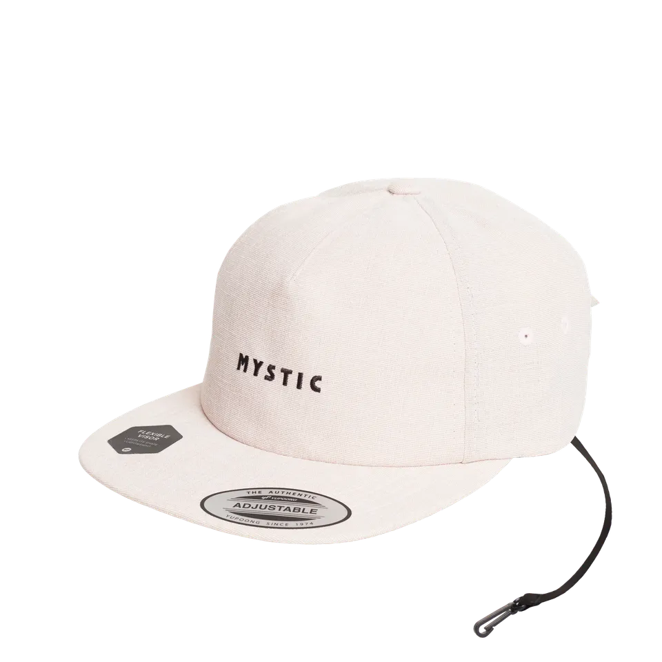 Mystic Quicksand casquette surf blanc cassé sangle clip