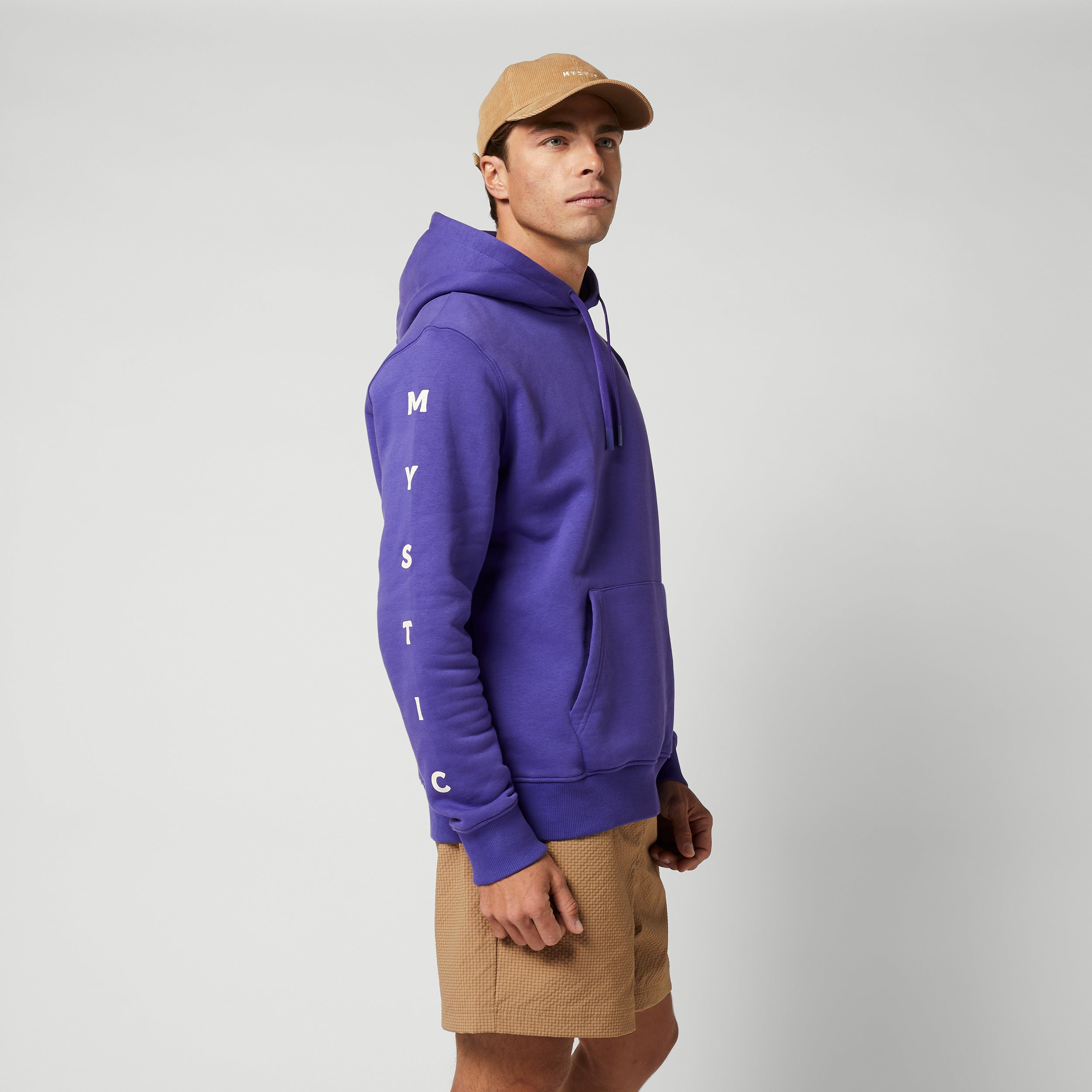 Mystic Bolt sweat à capuche Dark Olive molleton bio