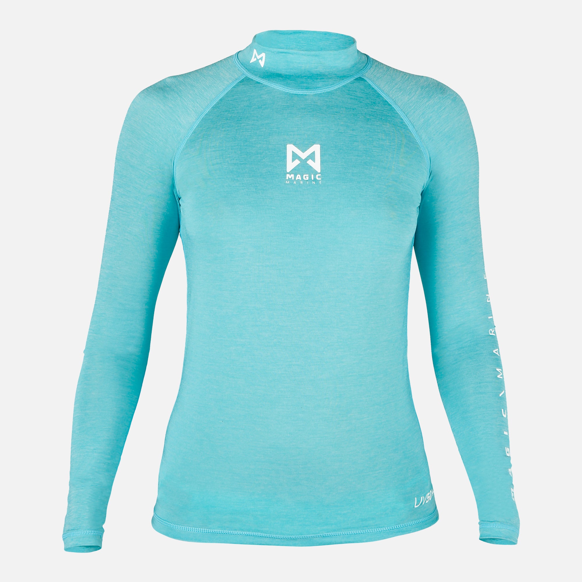 Magic Marine Cube Rashvest lycra femme manches longues bleu