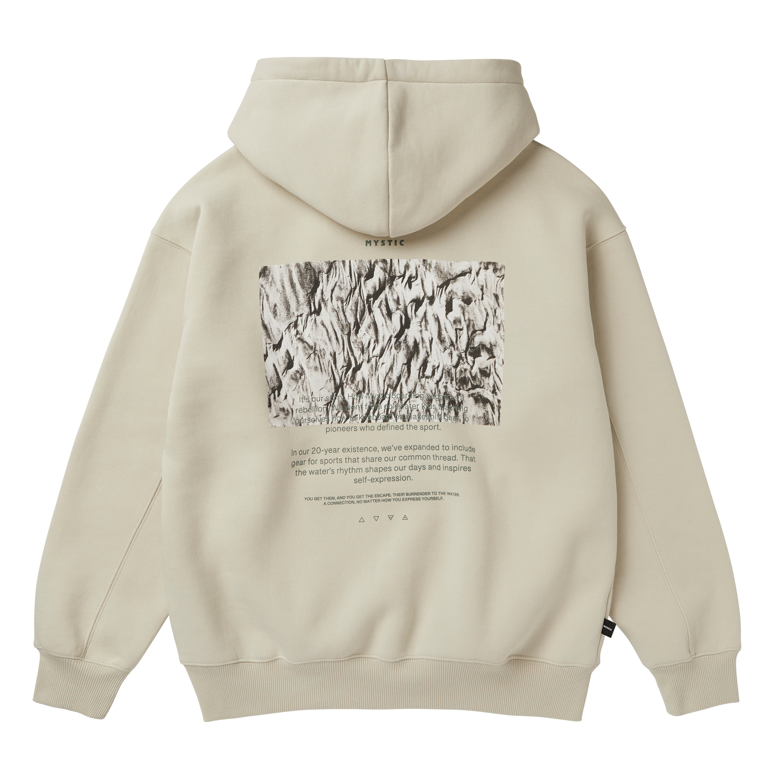 Mystic Manifesto sweat capuche sable coupe oversize