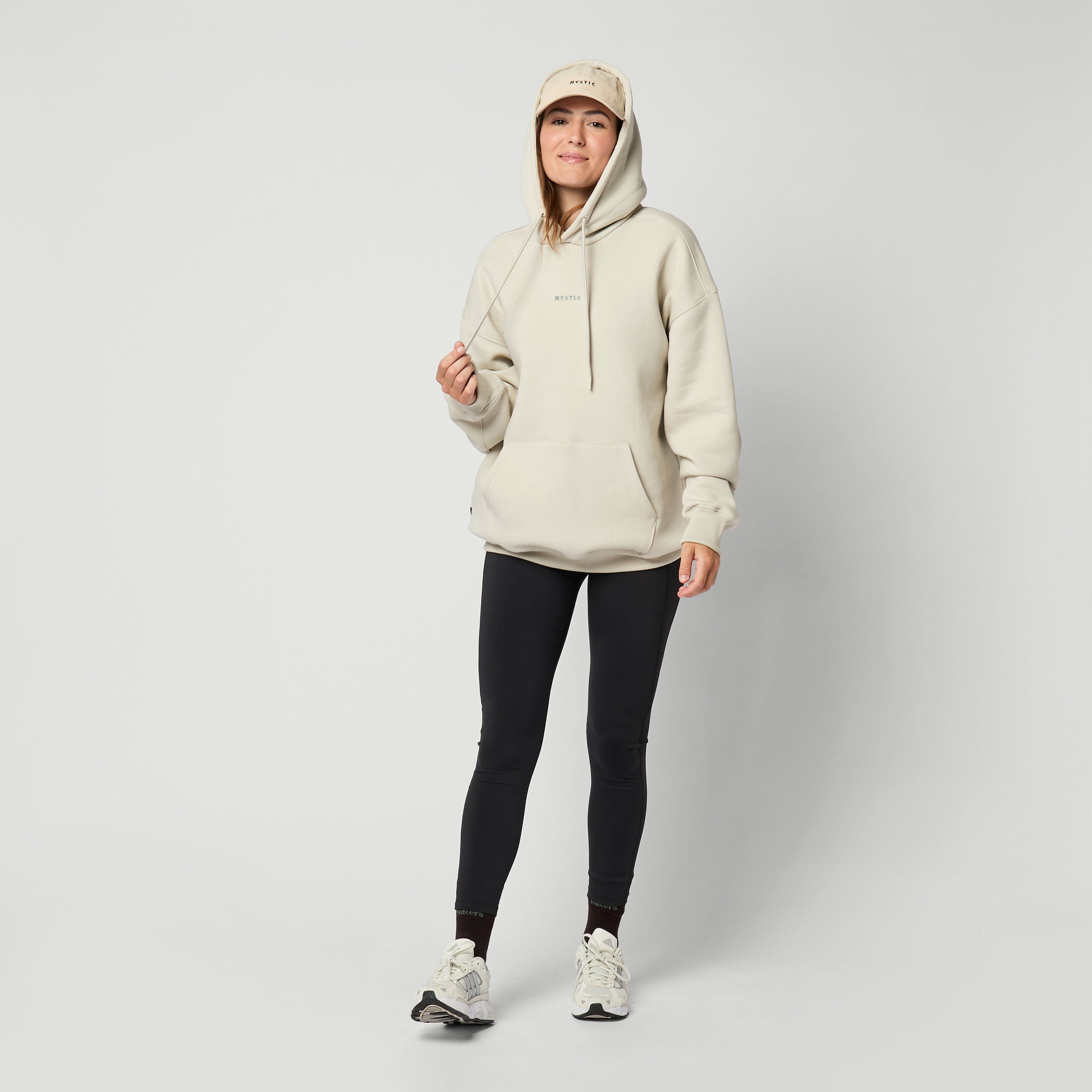 Mystic Manifesto sweat capuche sable coupe oversize