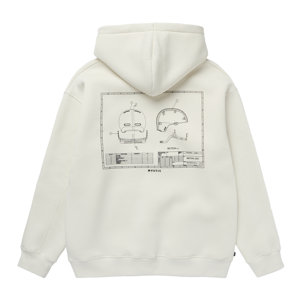 Mystic Concept H1 sweat capuche écru molleton doux