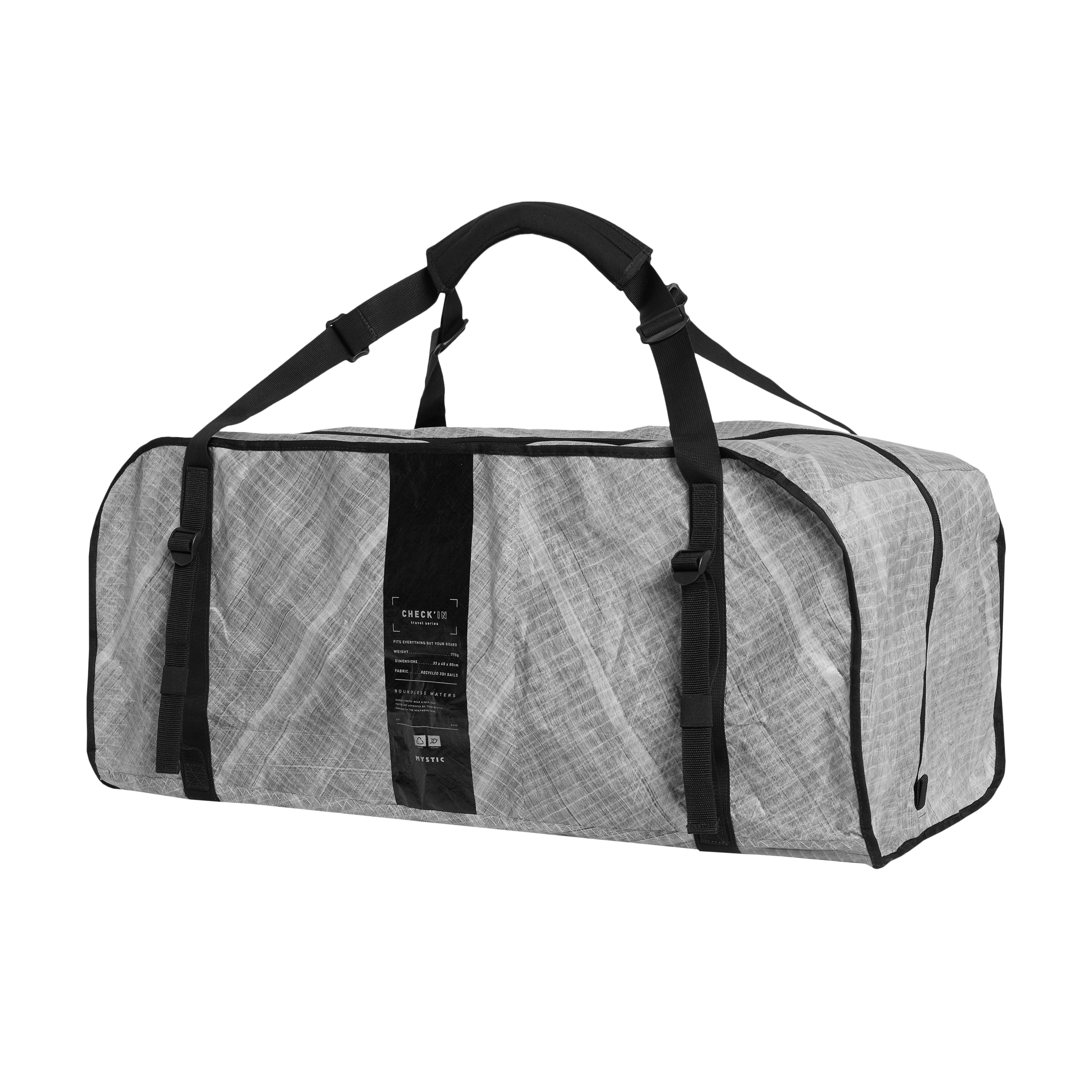 Mystic Check-in 3Di sac kitesurf 4 ailes toile voile