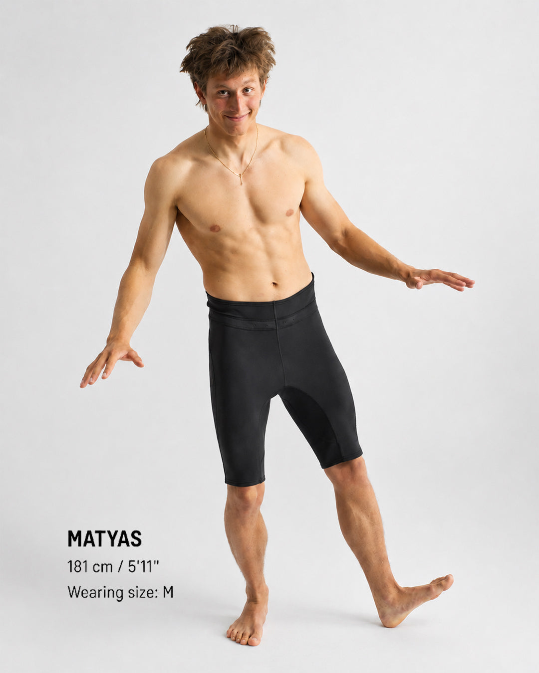 HIKO Symbio V2 LTS short néoprène noir