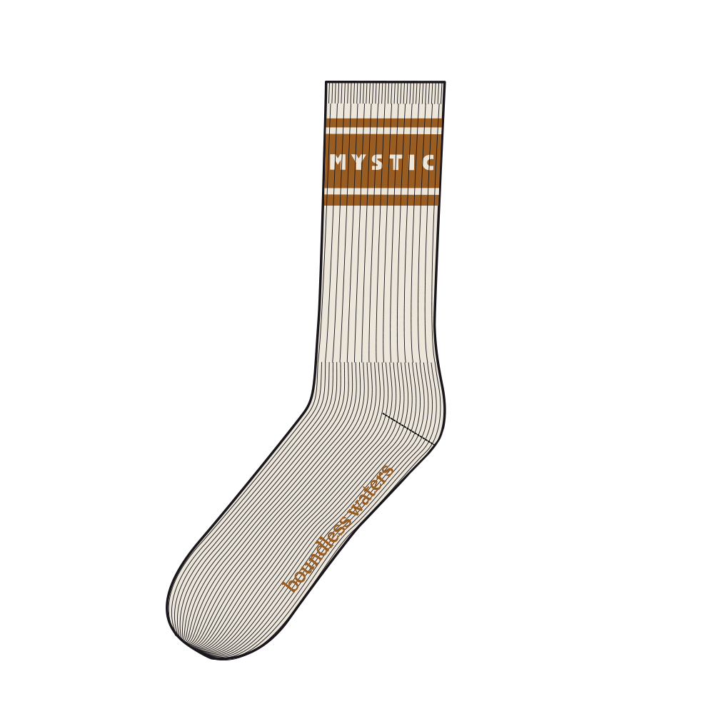 Mystic Essential Chaussettes Noires coton