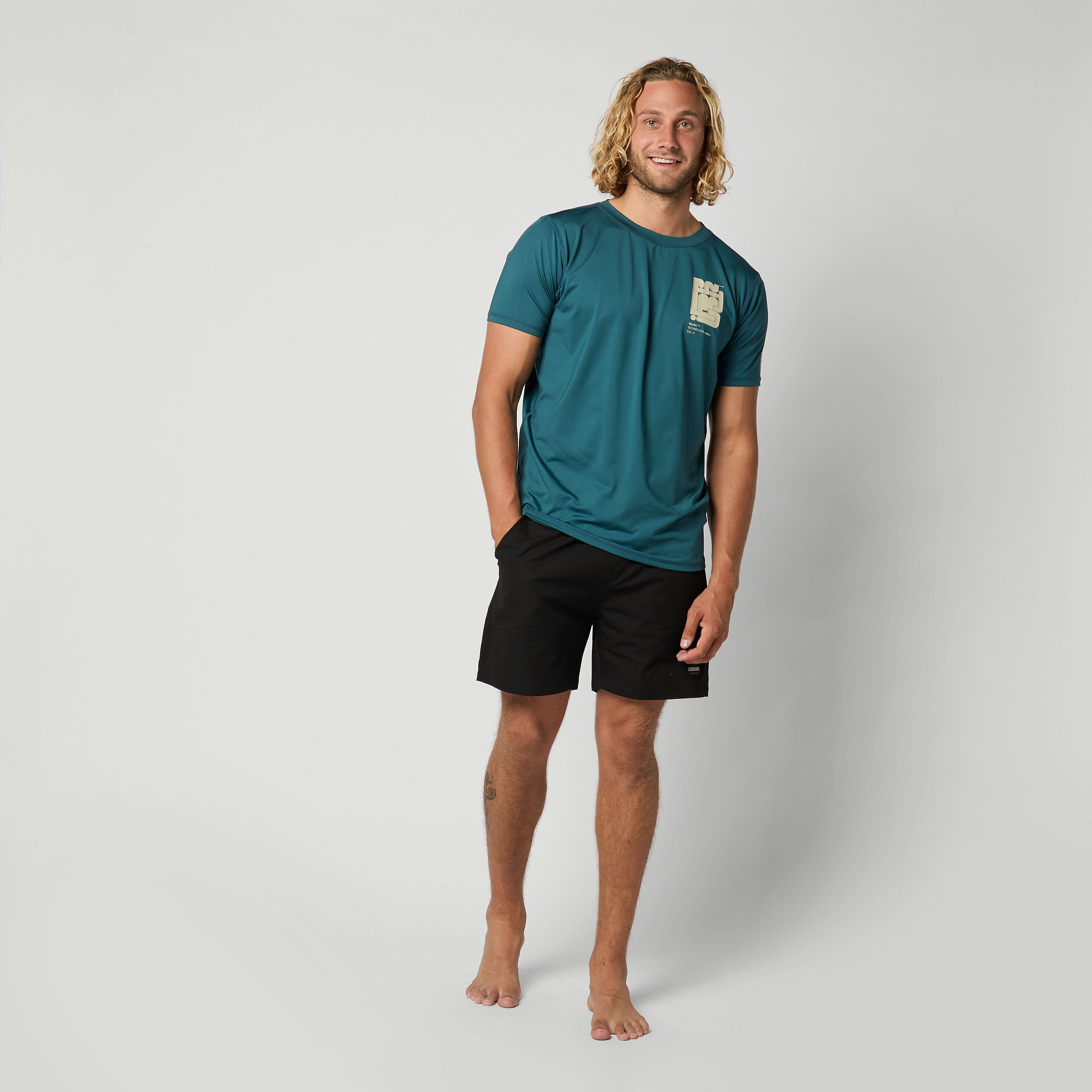 Mystic Boarding lycra homme manches courtes UPF 50+