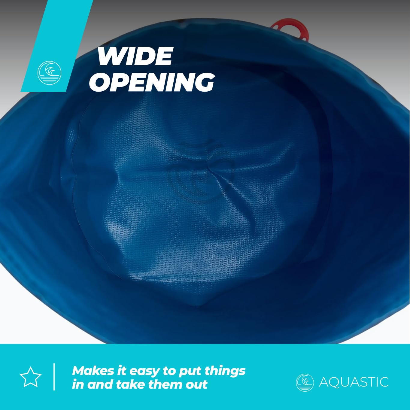 AQUASTIC Sac Étanche 20 L PVC 500D à bretelles