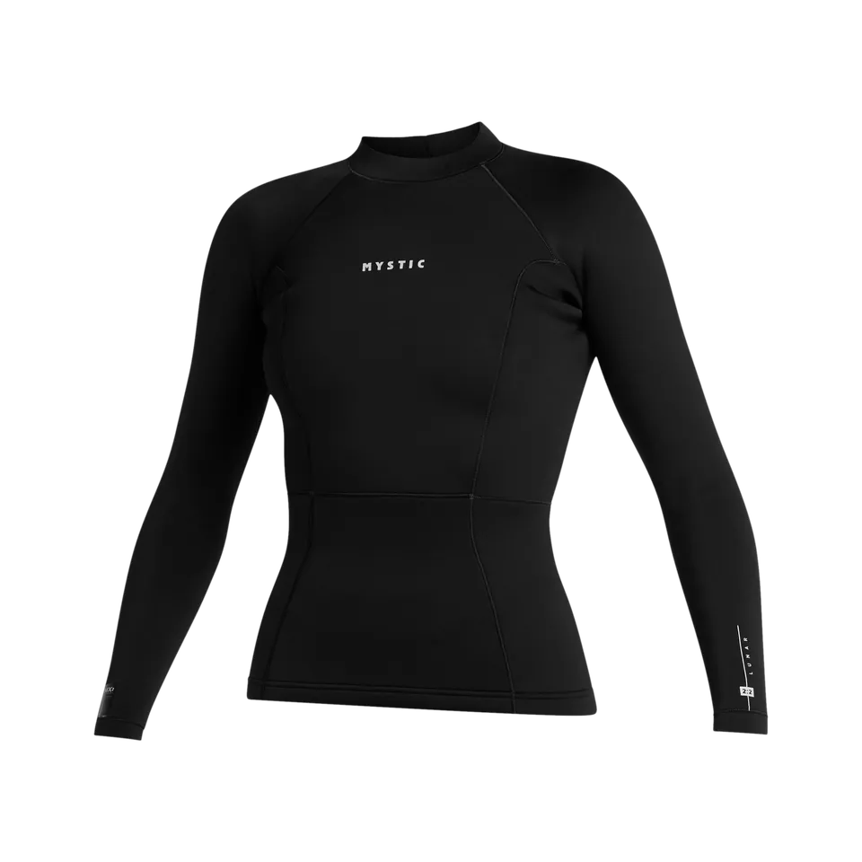Mystic Lunar top néoprène femme 2mm manches longues noir