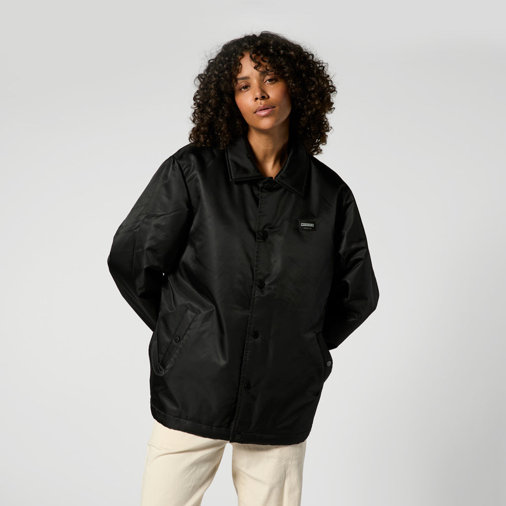 Mystic Coach Jacket veste noire unisexe
