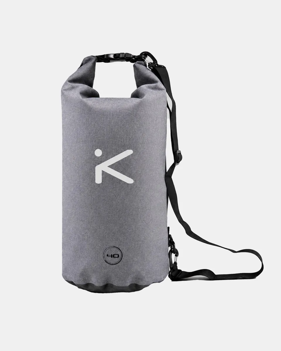 Hiko Nomad cylindric 40L sac étanche gris 40 L soudé