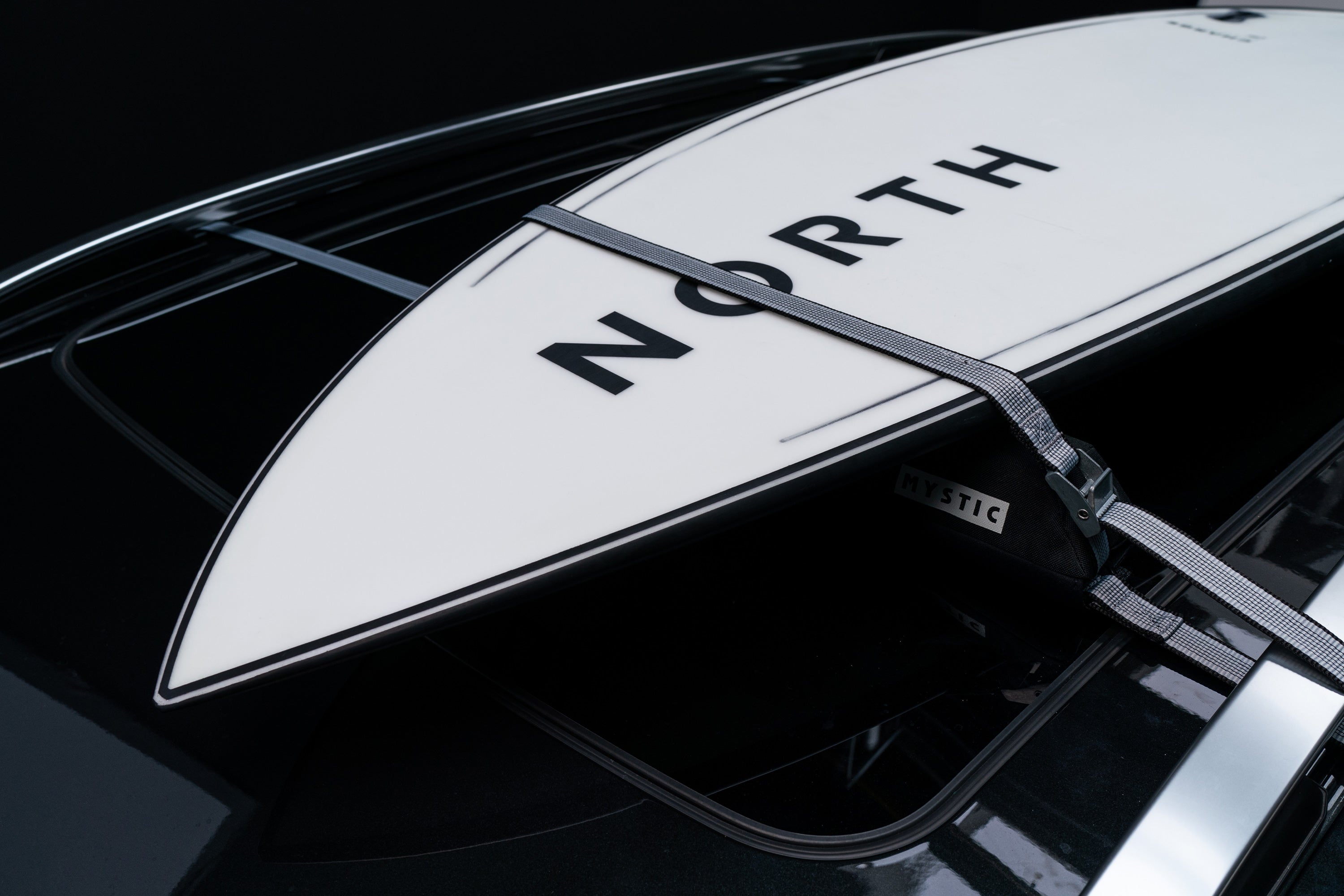 Mystic Roofrack System Galerie Souple Single Noir 225cm