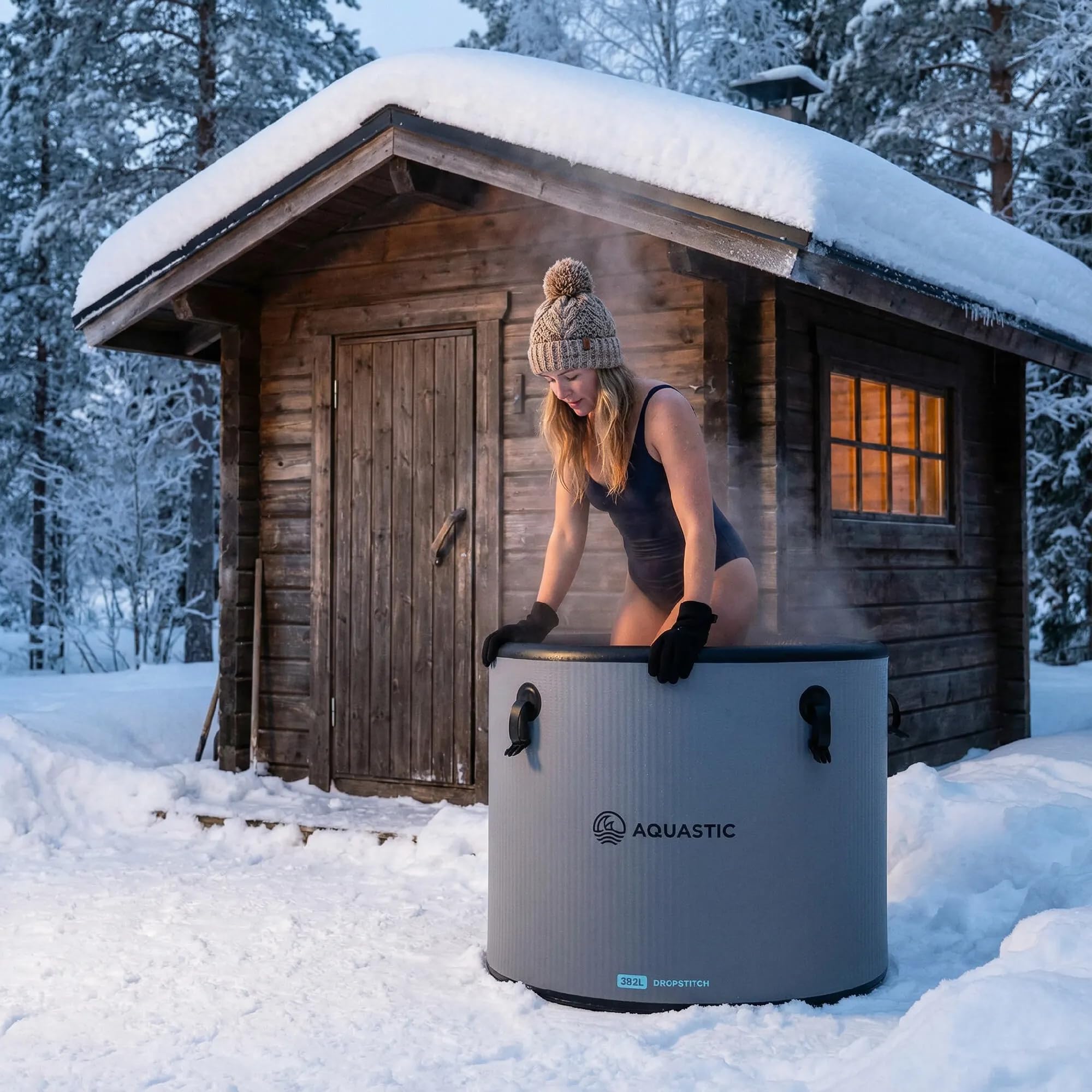 AQUASTIC BrrFree bain de glace gonflable 382 L