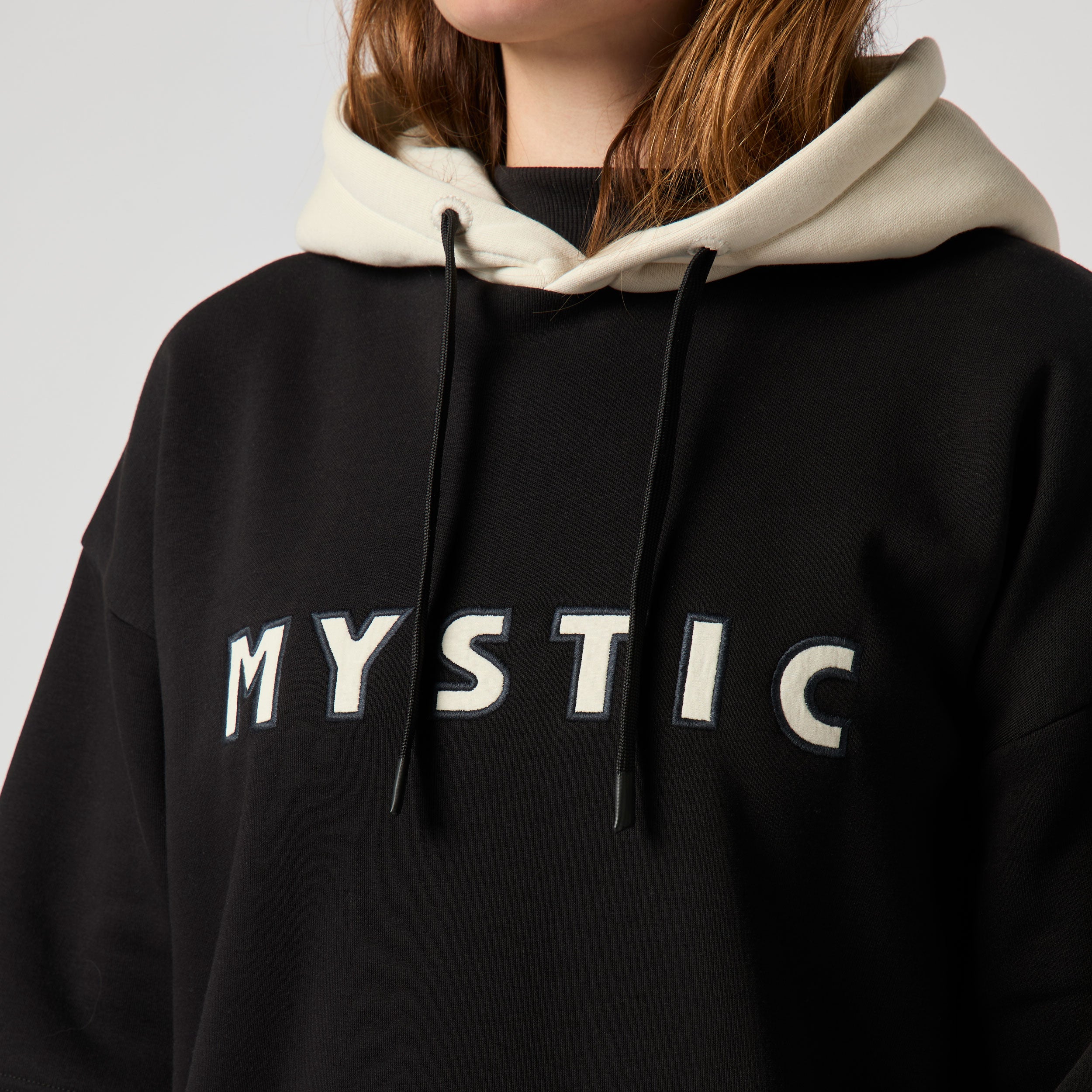 Mystic Overseas Hoodie Sweat sweat femme noir oversize