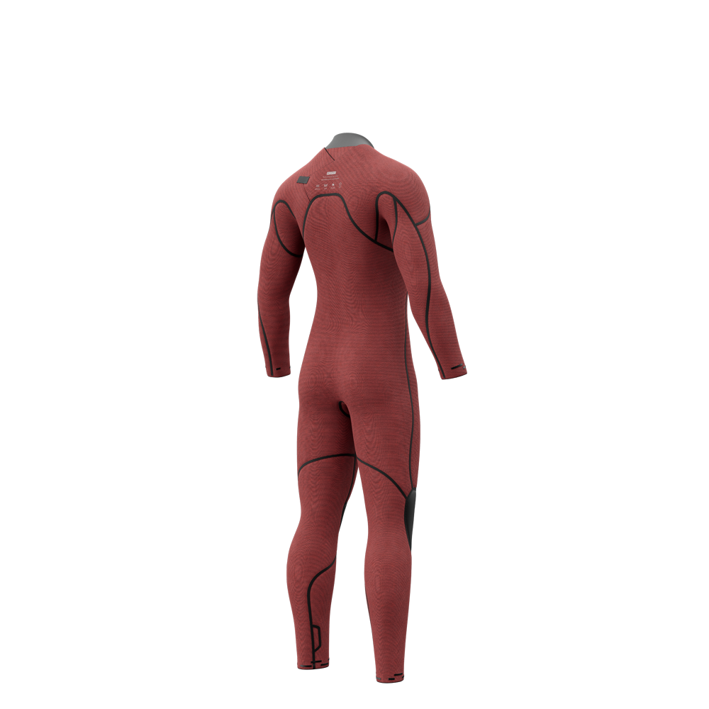 Mystic Majestic Fullsuit 3/2mm combi front-zip homme M noire
