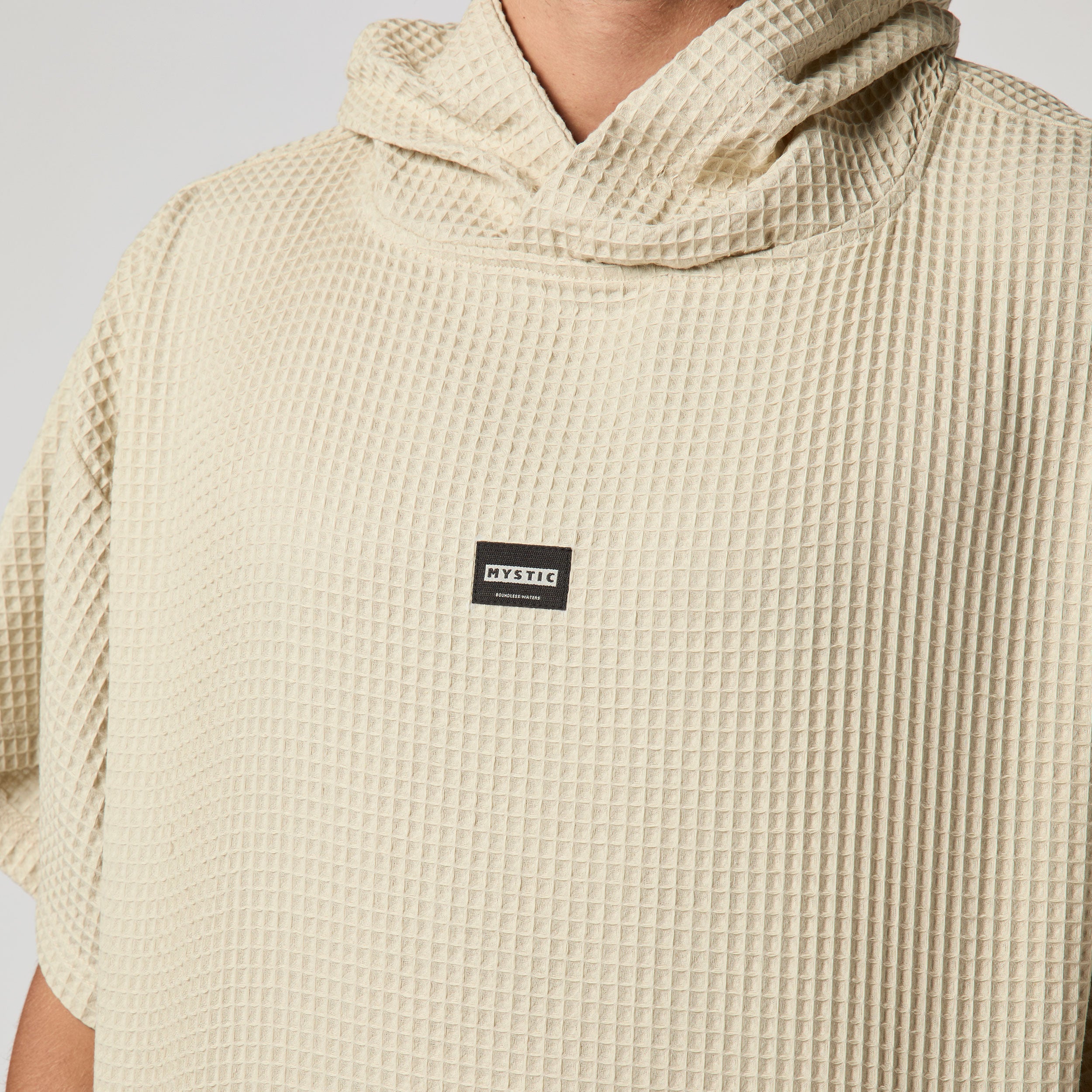 Mystic Waffle poncho surf coton sable séchage rapide