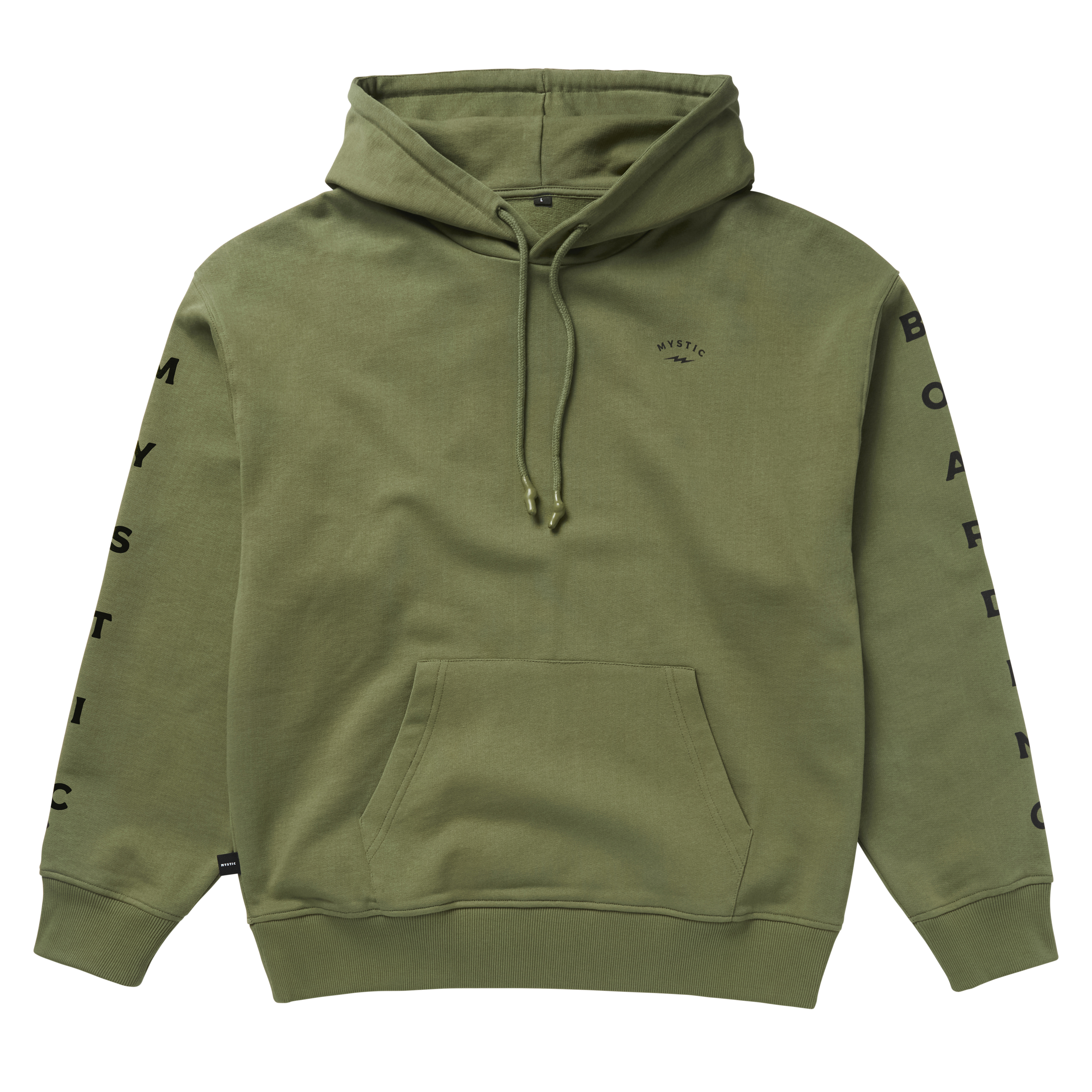 Mystic Bolt sweat à capuche Dark Olive molleton bio