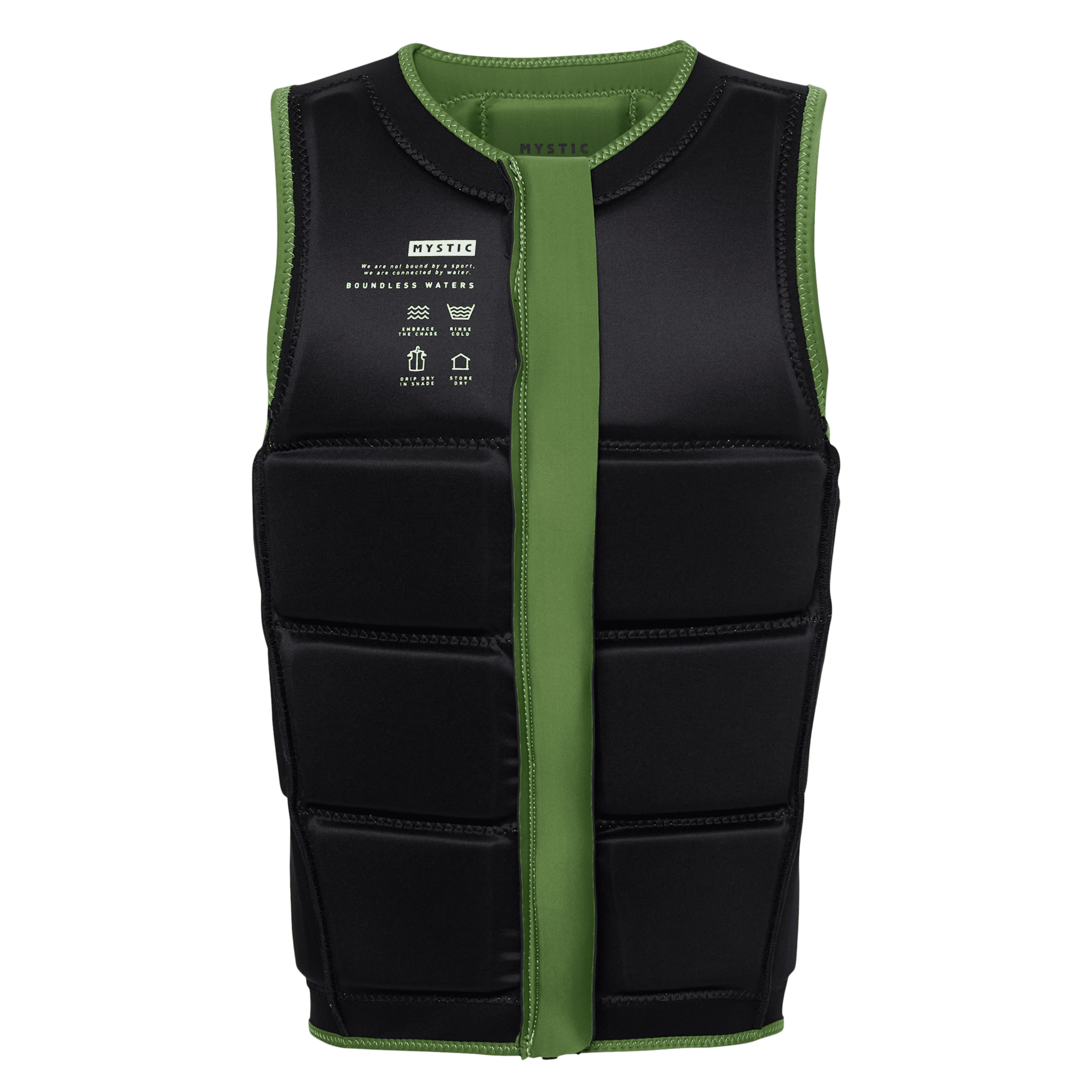 Mystic Star Impact Vest Fzip Wake gilet impact bleu L