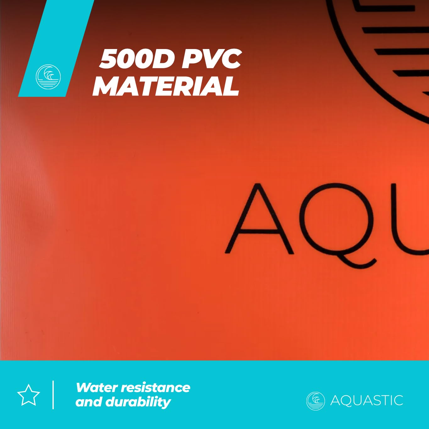 AQUASTIC HT-2225-2 sac étanche 20L orange PVC 500D