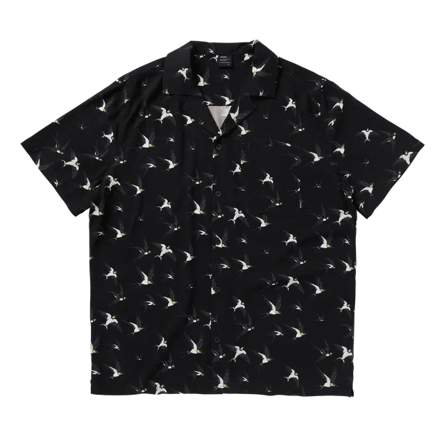 Mystic Ozzy Shirt chemise noire 100% rayonne
