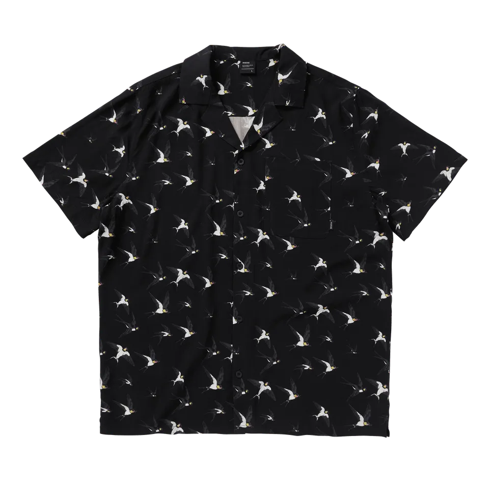Mystic Ozzy Shirt chemise noire 100% rayonne