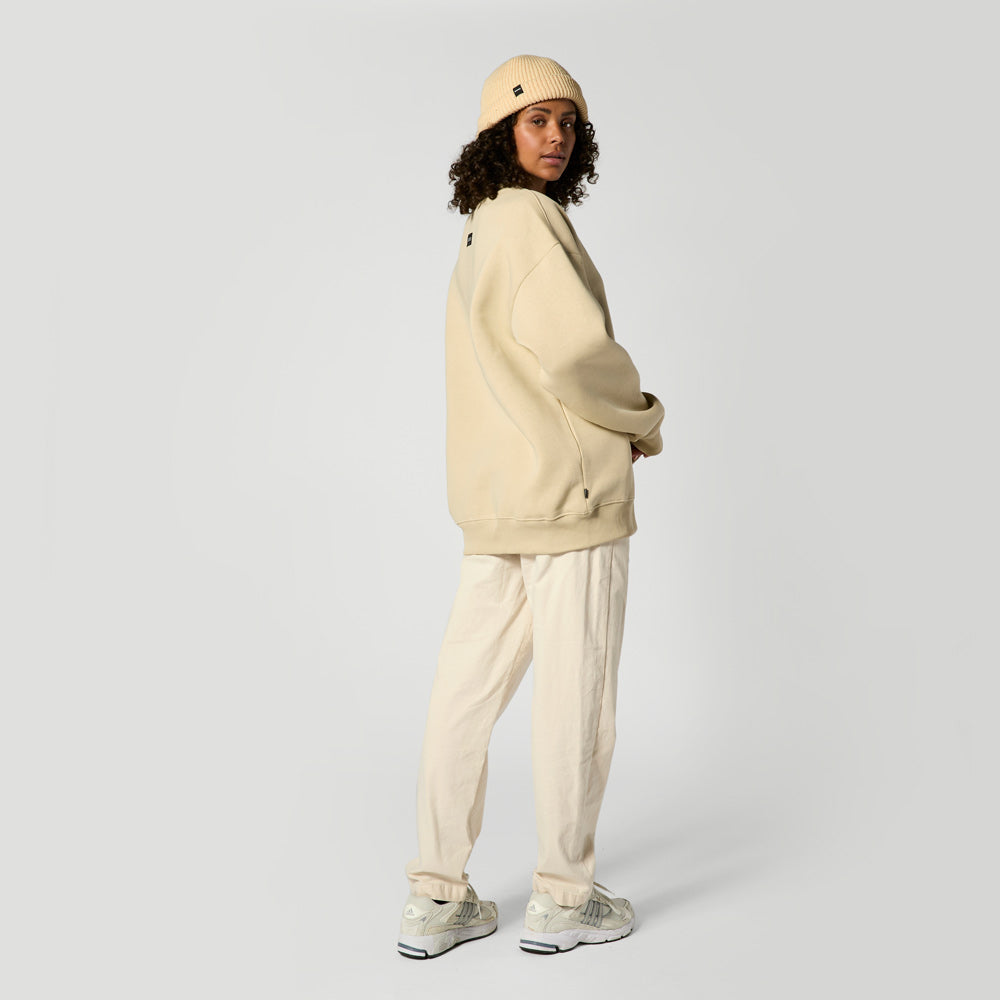 Mystic Brand Crew sweat coton col rond brodé mixte