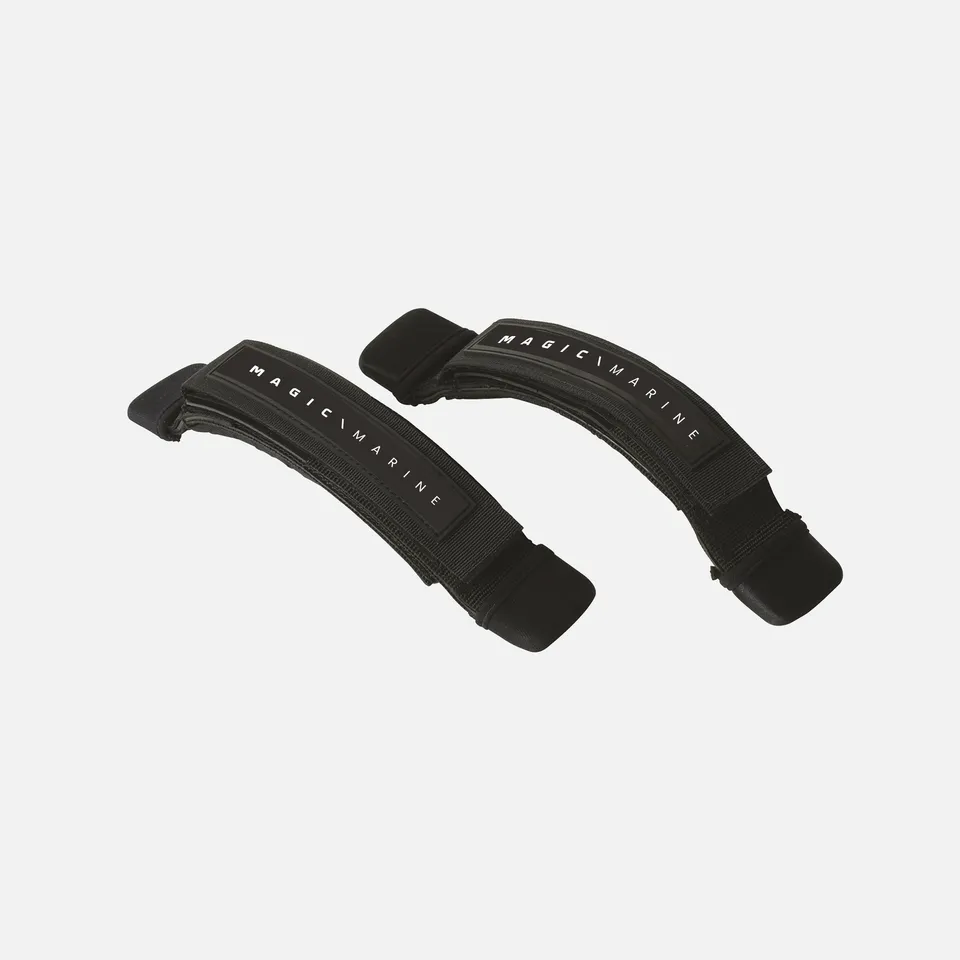 Magic Marine Footstrap Set sangles cale-pieds réglables noir