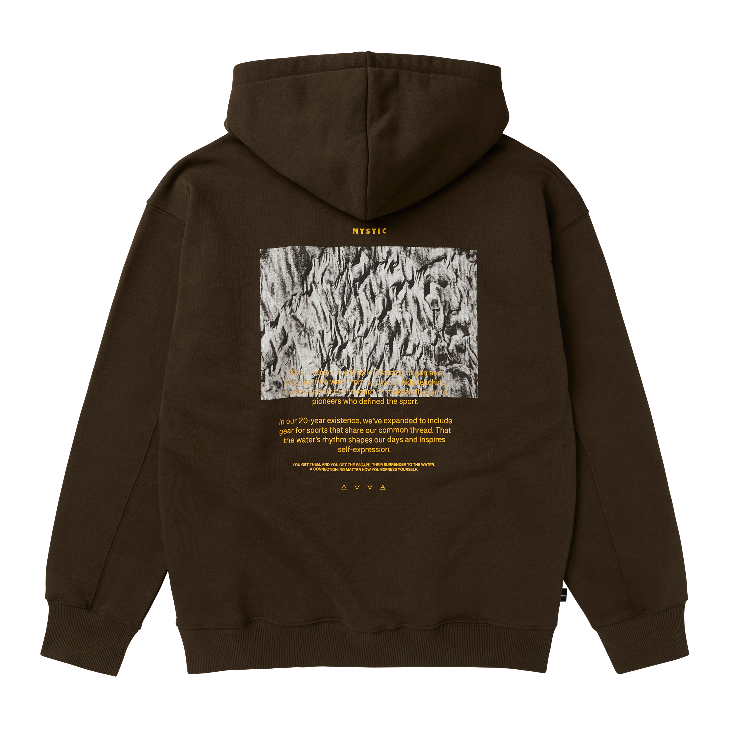 Mystic Manifesto sweat capuche sable coupe oversize